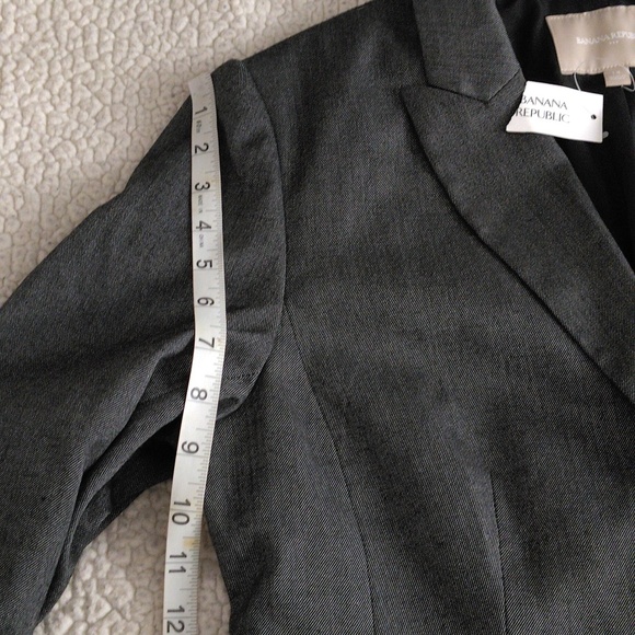 NWT Banana Republic Factory Size 14 Grey Blazer Jacket - Picture 10 of 16